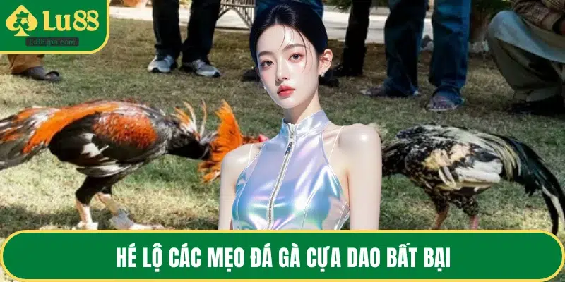 Hé lộ các mẹo đá gà cựa dao bất bại